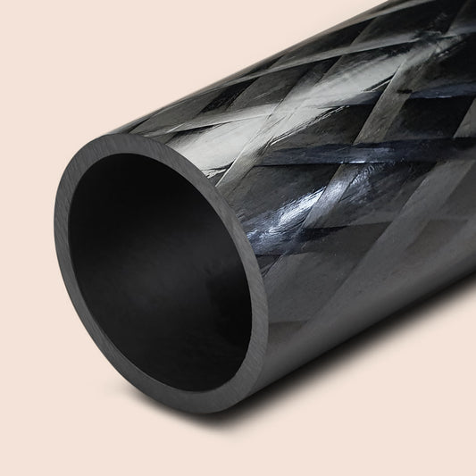 Thinwall carbon buis - 80º winding + 37º braiding - Carbonexperience