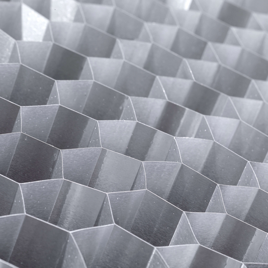 Aluminium honingraat 10 mm Cel,  12 x 1220 x 2440 mm - Carbonexperience
